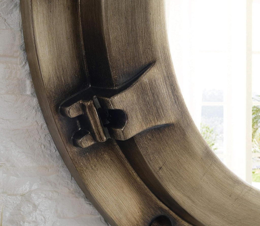 PU Frame 5mm Glass Resin Mirror - 900mm Outer Diameter - My Store