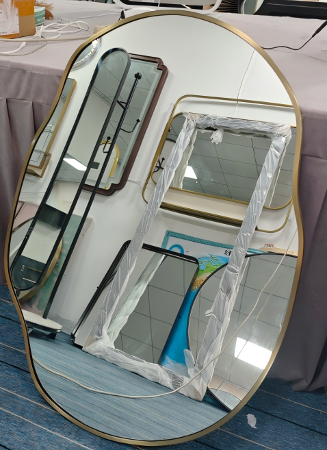 304 Stainless Steel Frame 5MM Glass Resin Mirror - 702x1020mm - My Store