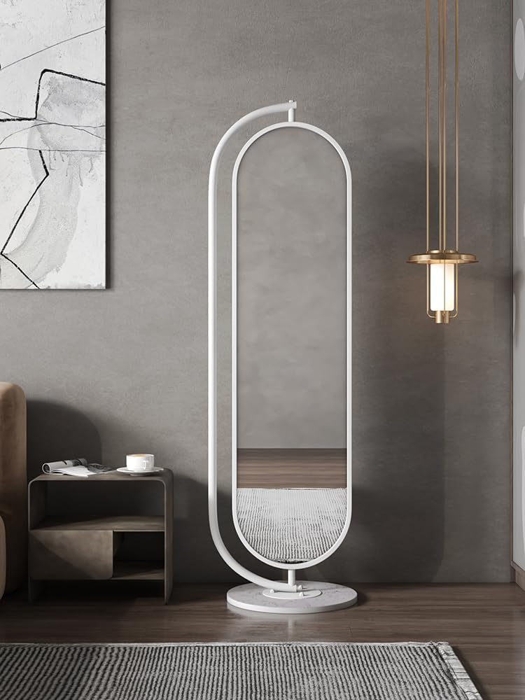 Iron Frame 5MM Environmental Mirror - 400x1500mm White - My Store