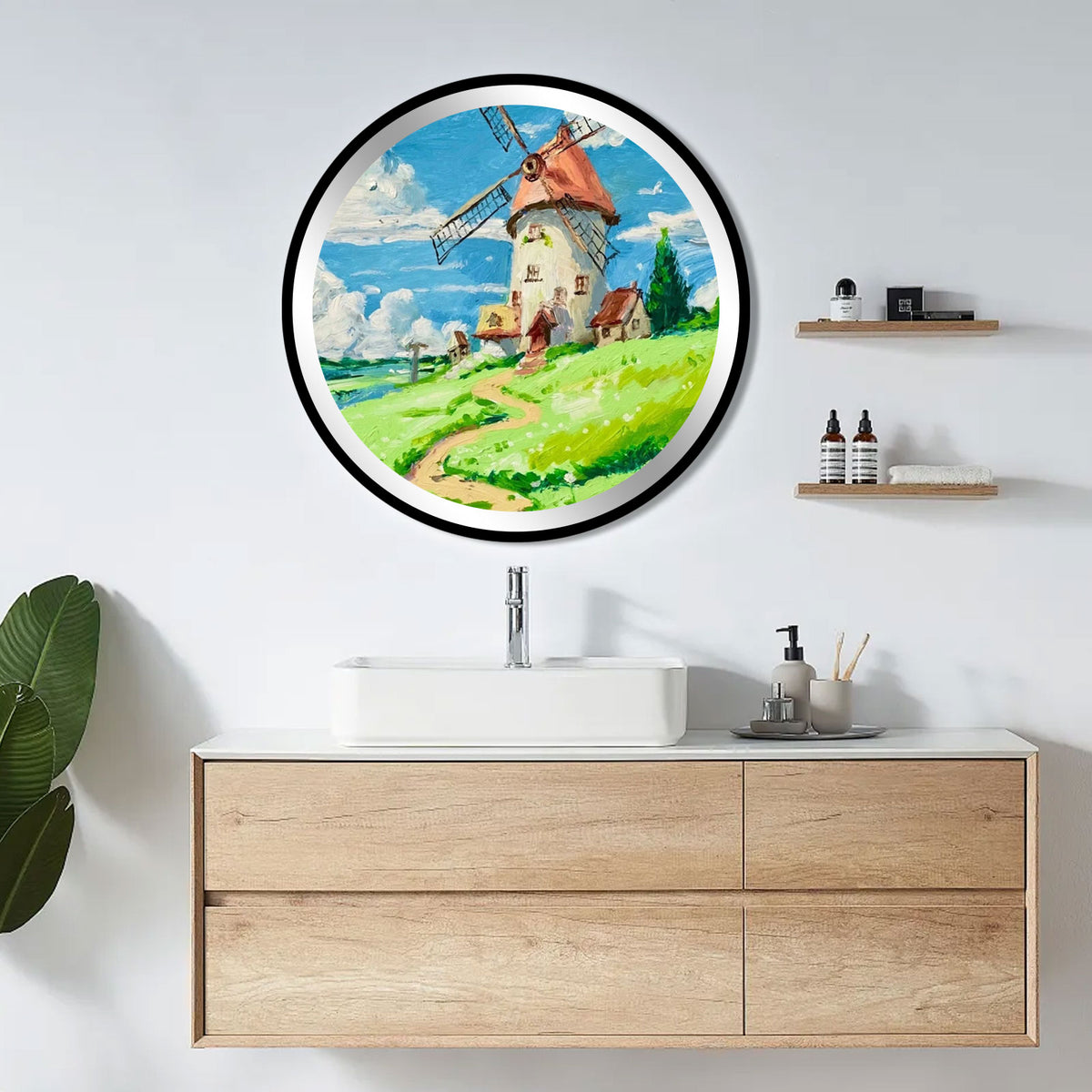 Modern Irregular-Shaped Mirror – Artistic Home Decor for a Unique Touch - My Store