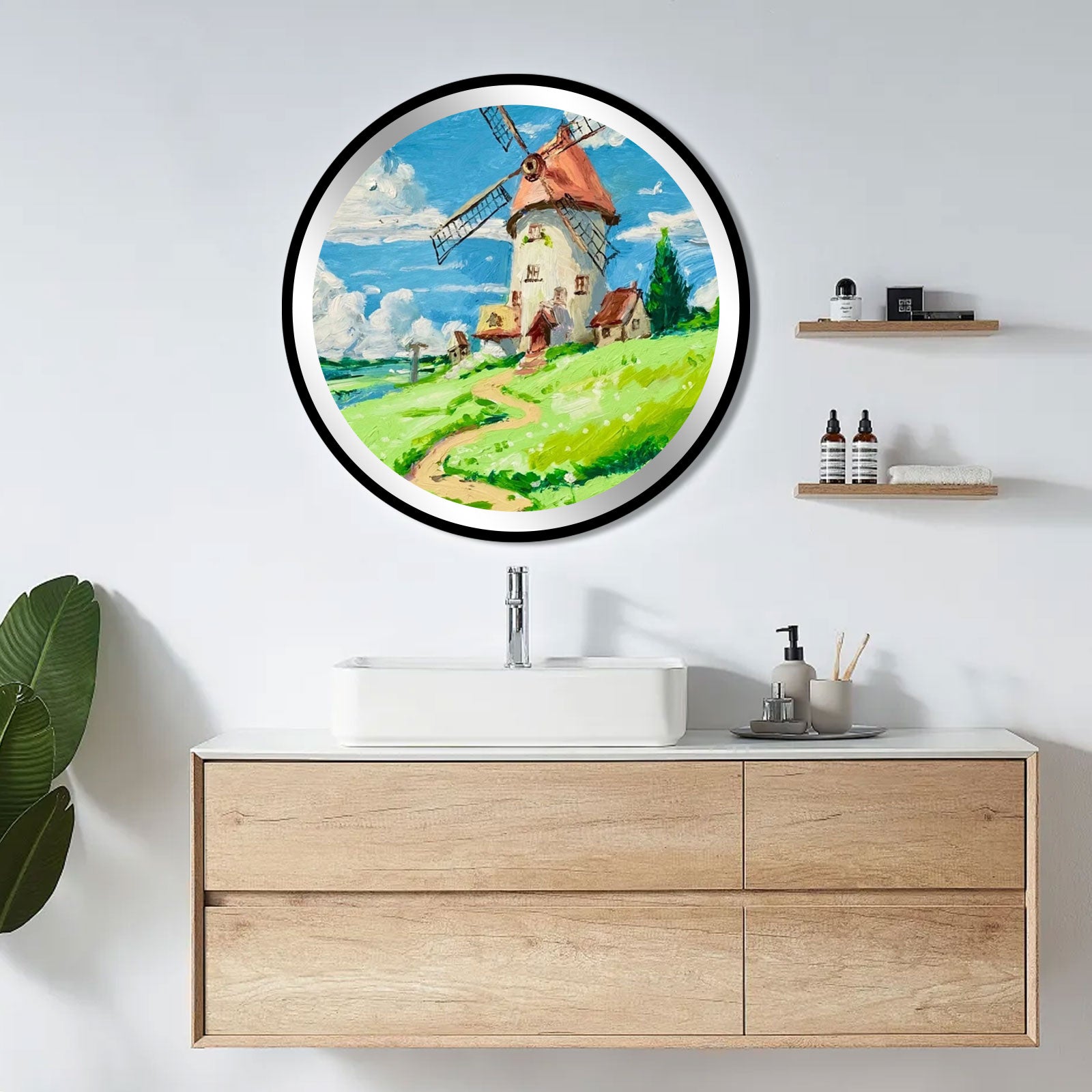Modern Irregular-Shaped Mirror – Artistic Home Decor for a Unique Touch - My Store