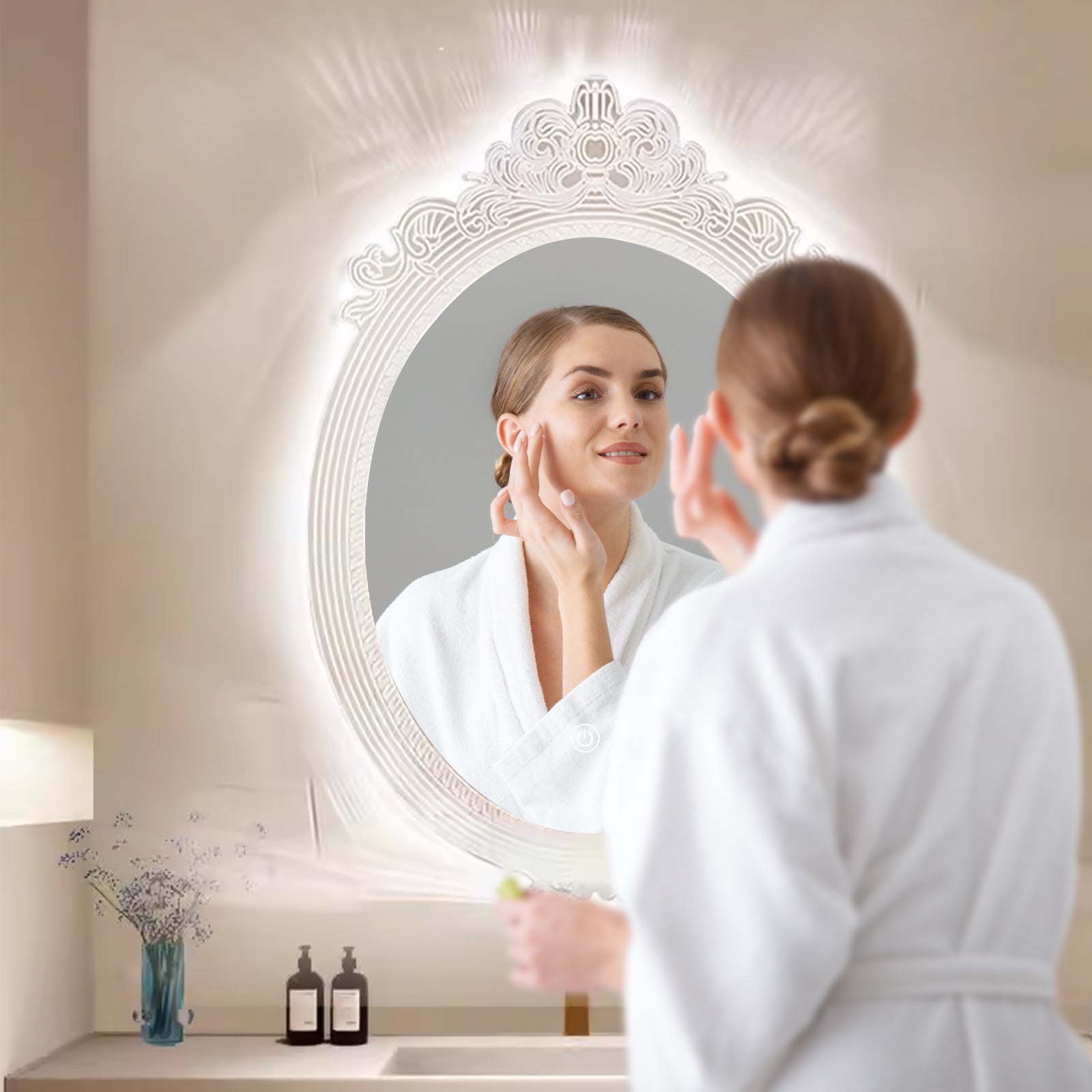 Smart Adjustable Lighted Acrylic Mirror – Essential for Modern Home Decor - My Store