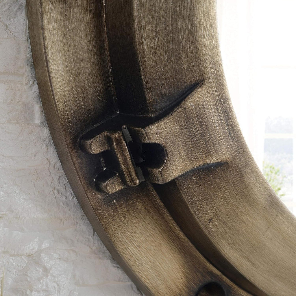 PU Frame 5mm Glass Resin Mirror - 900mm Outer Diameter - My Store