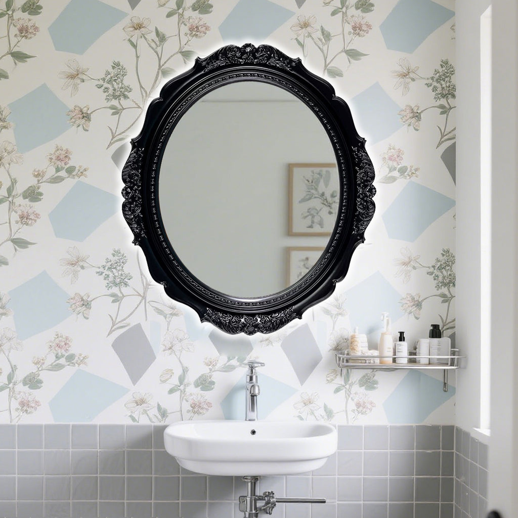 Smart Dimmable Wooden Frame Mirror – Essential for Modern Home Decor - My Store