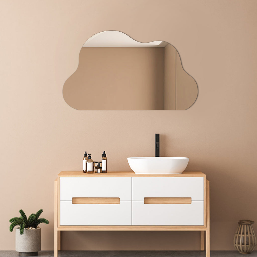 Modern Cloud-Shaped Mirror – Add Unique Charm to Your Space - My Store