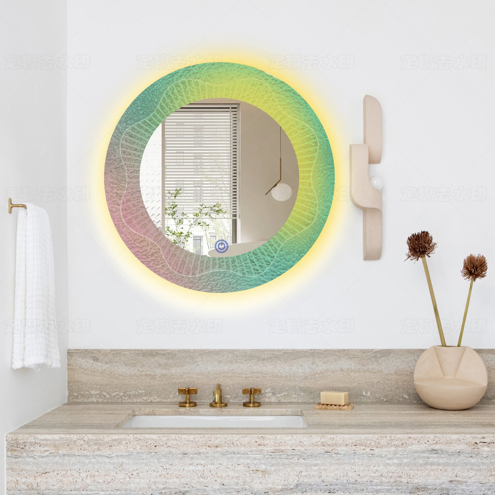 Smart Dimmable Acrylic Mirror – Essential for Modern Home & Beauty Routines - My Store