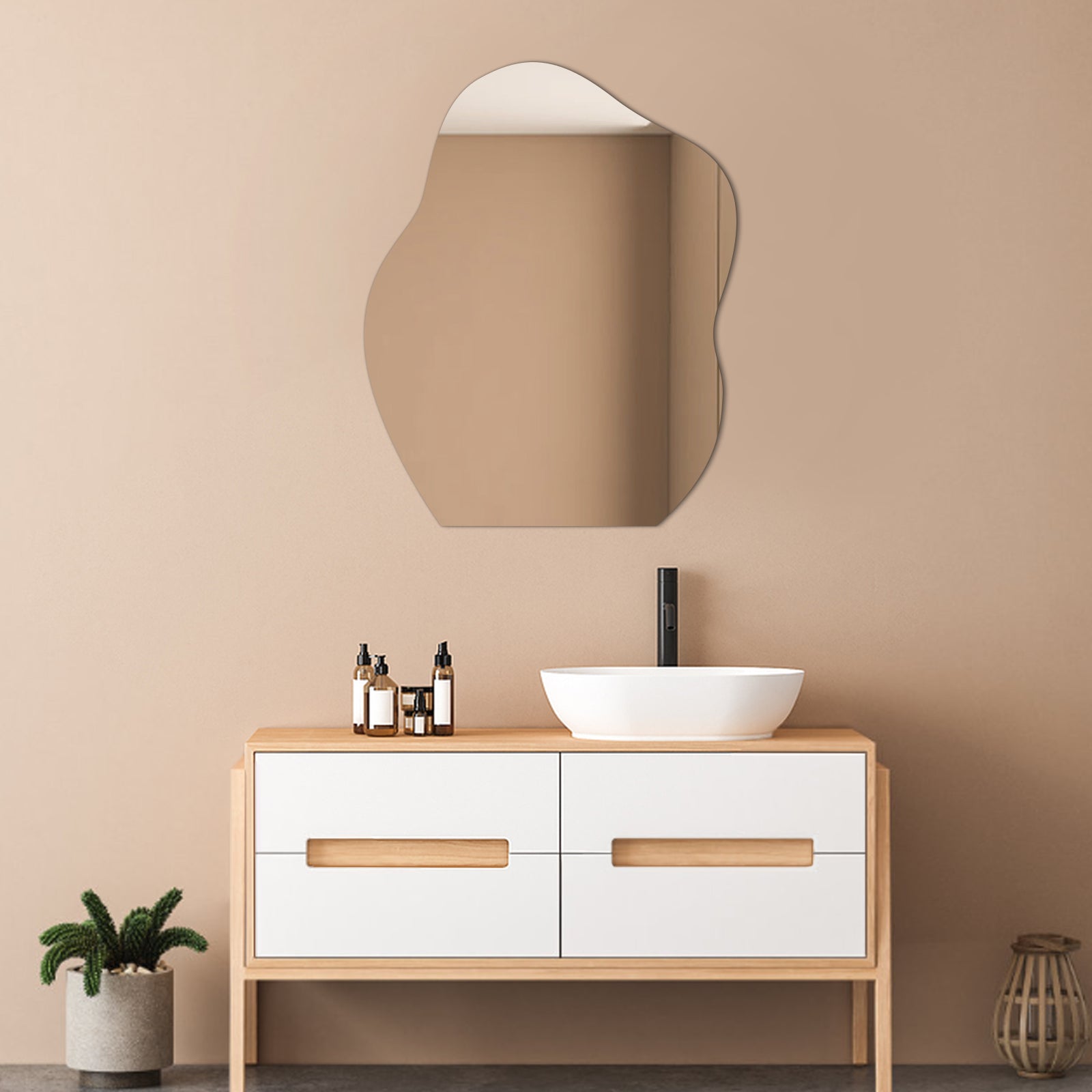 Modern Round Mirror – Sleek Minimalist Design Meets Practical Functionality - My Store