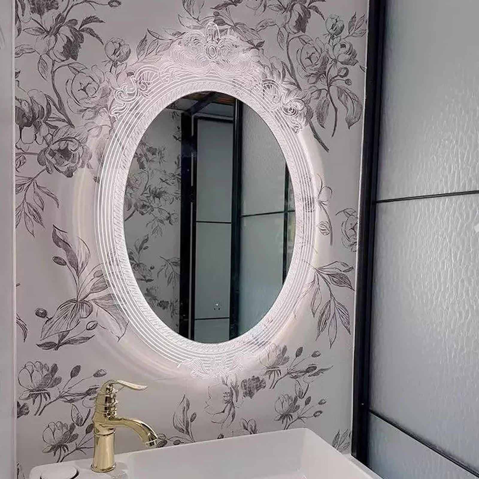 Smart Adjustable Lighted Acrylic Mirror – Essential for Modern Home Decor - My Store