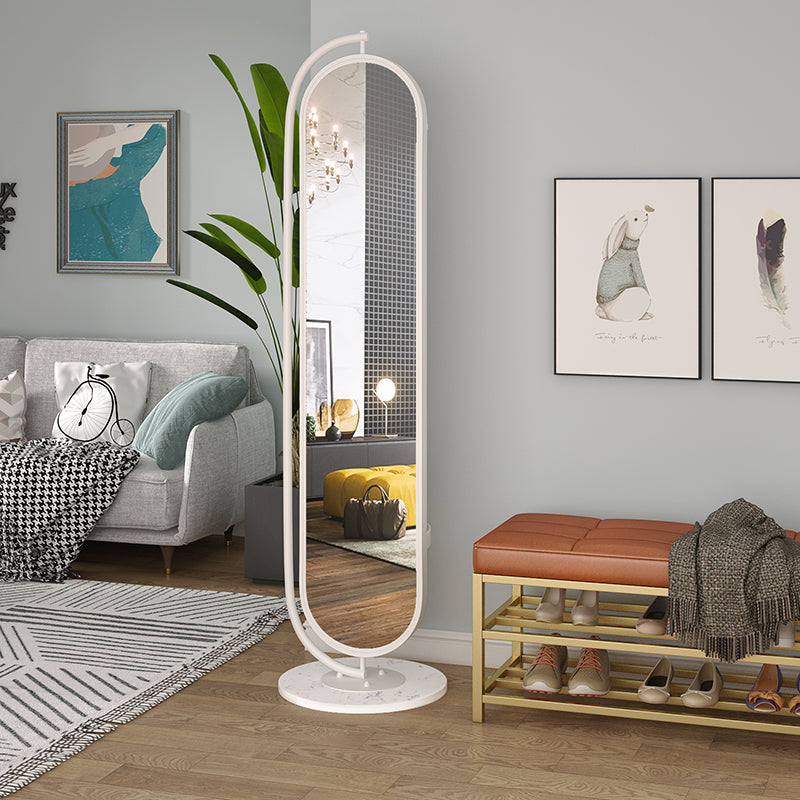 Iron Frame 5MM Environmental Mirror - 400x1500mm White - My Store