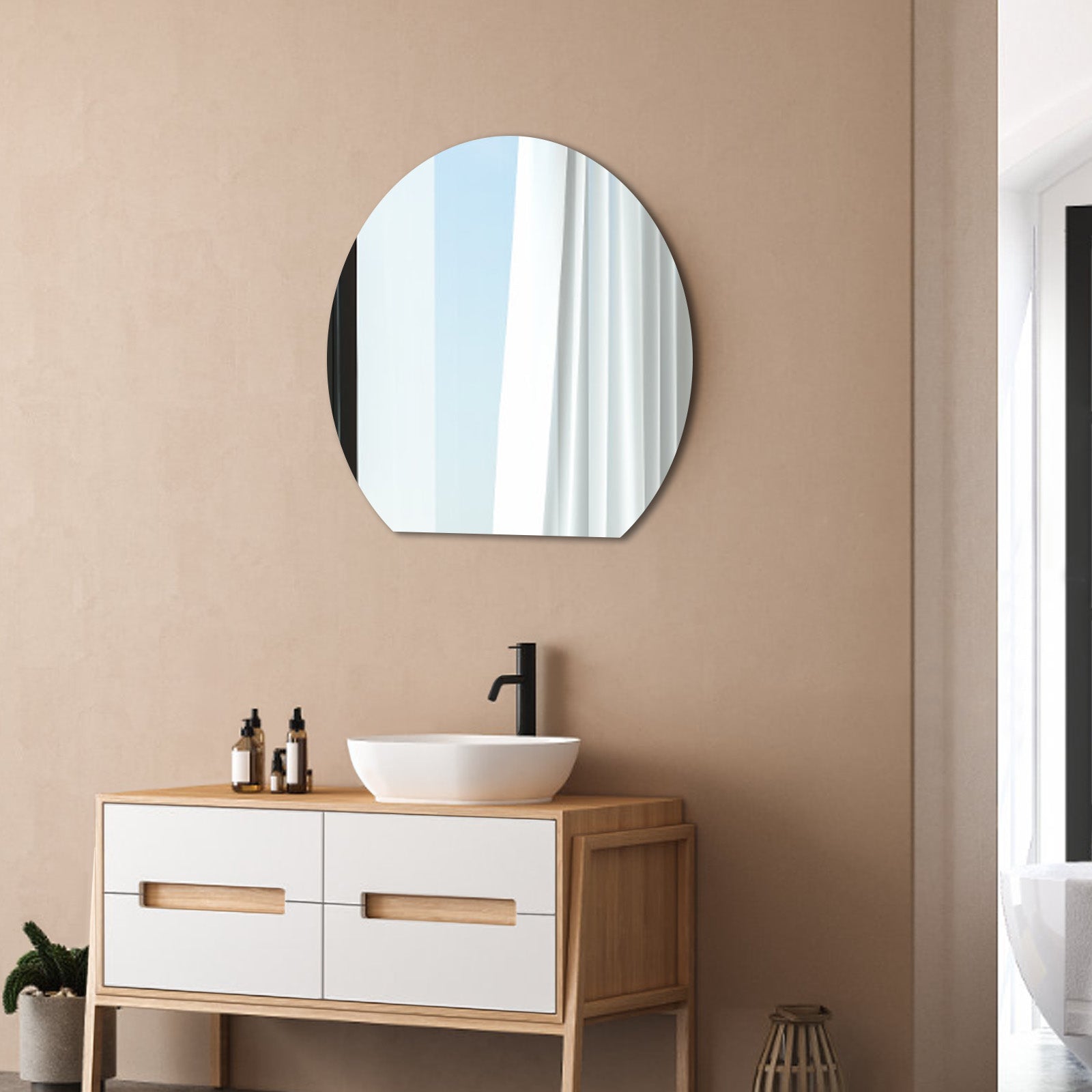 Modern Irregular-Shaped Mirror – Add Unique Style to Your Space - My Store