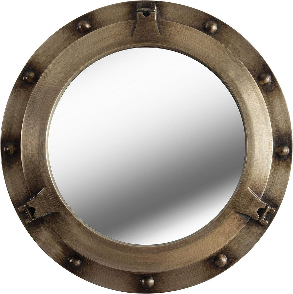 PU Frame 5mm Glass Resin Mirror - 900mm Outer Diameter - My Store