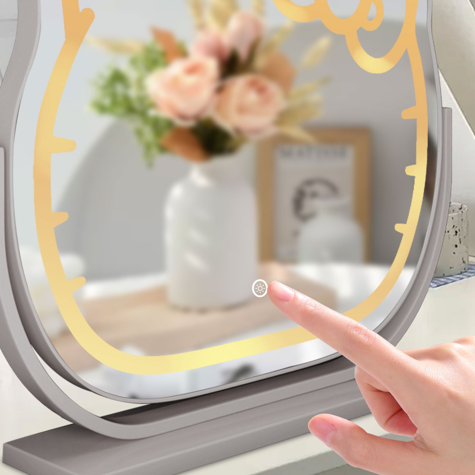Smart Adjustable Illuminated Metal Frame Mirror – The Modern Home’s Tech-Forward Choice - My Store