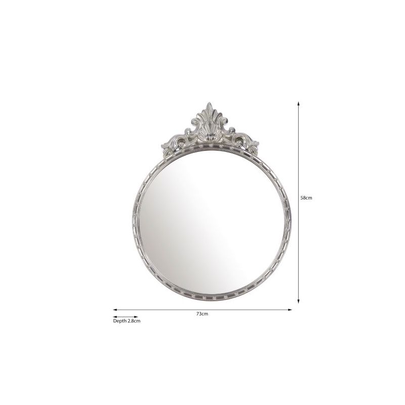 PU Frame 5mm Glass Resin Mirror - 500mm Diameter - My Store