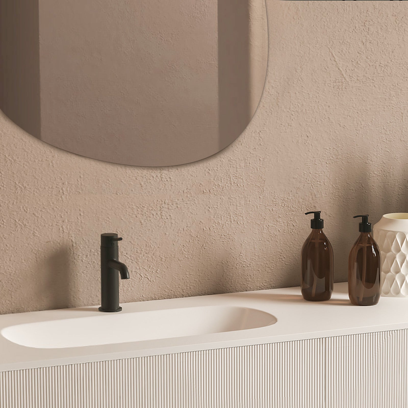 Modern Wave-Shaped Mirror – Add a Touch of Unique Elegance to Your Space - My Store