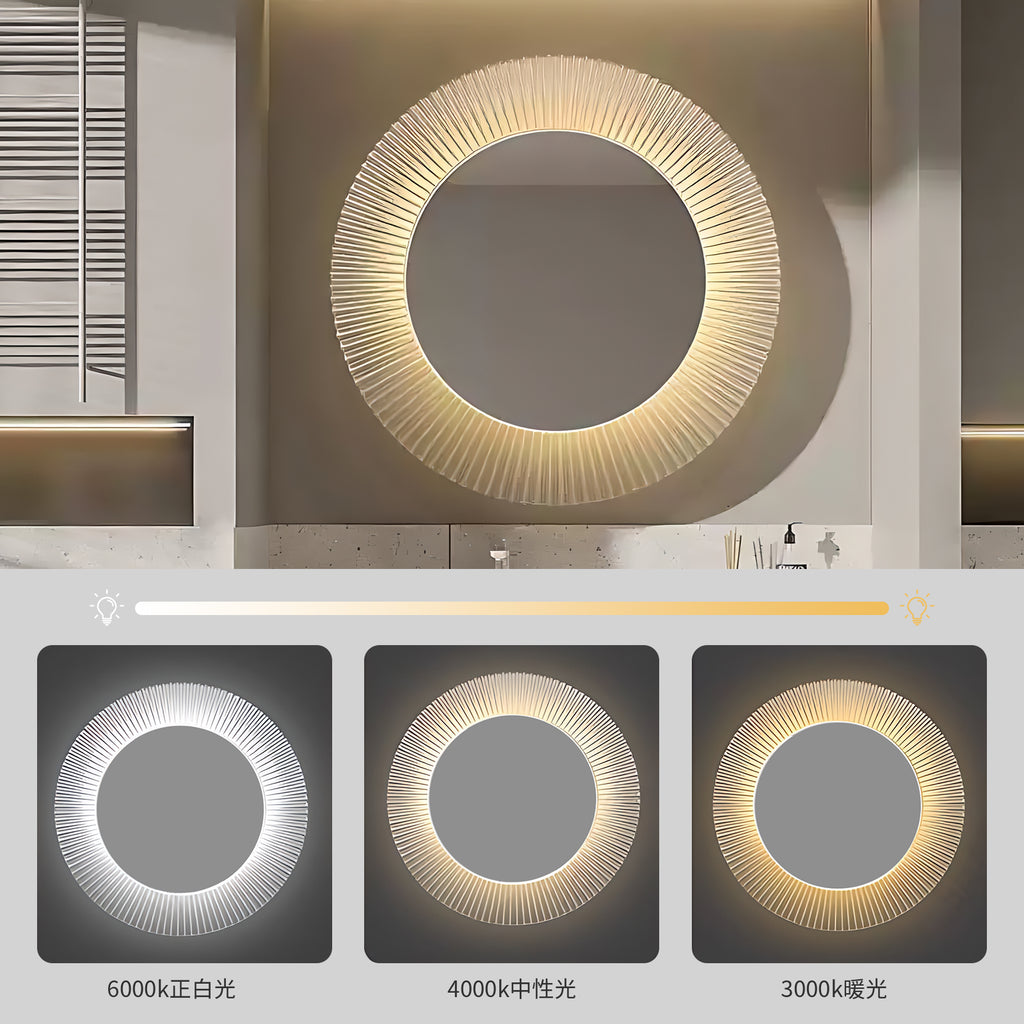 Modern Acrylic Round Mirror – Stylish Home Decor & Functional Vanity - My Store