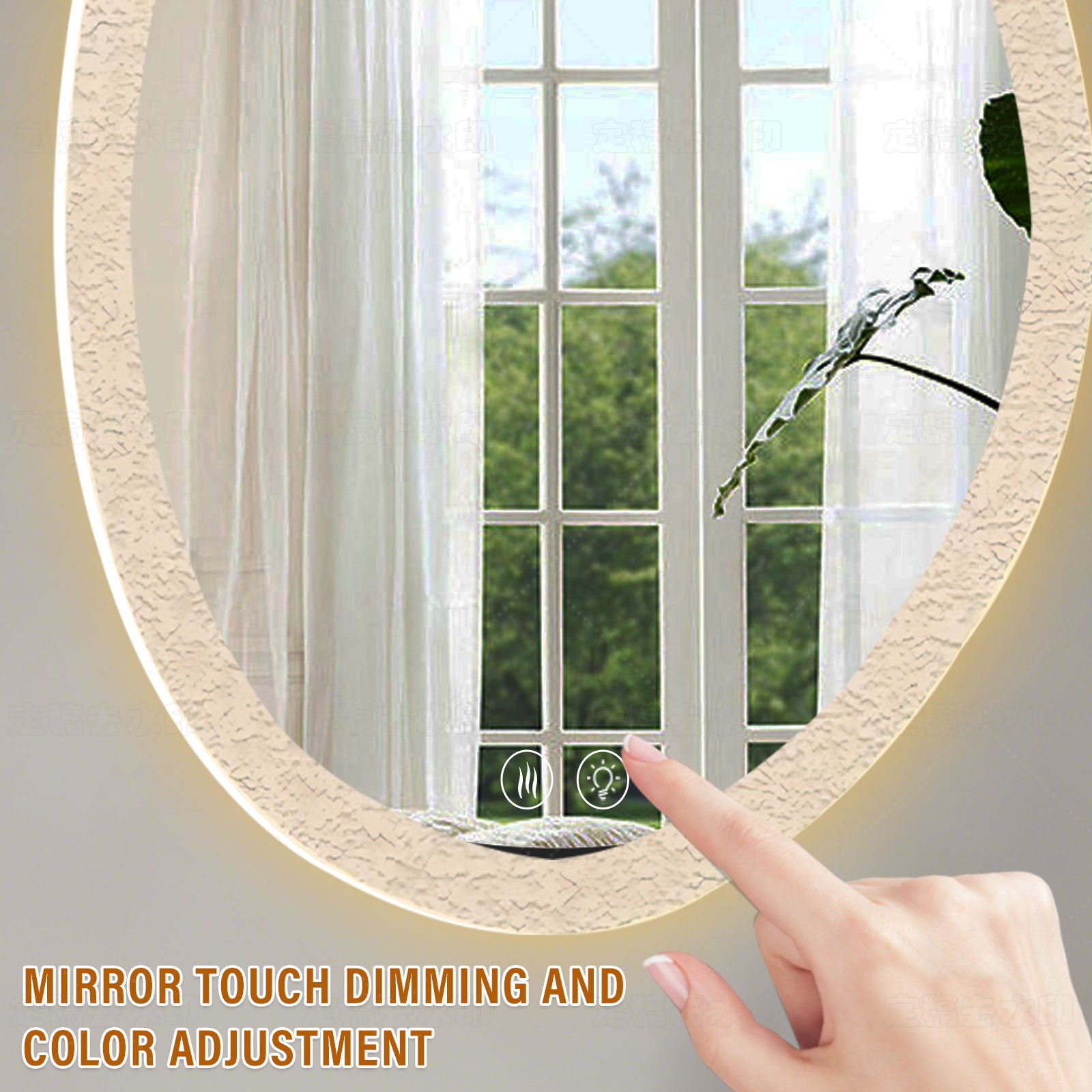 LED Smart Dimmable Acrylic Frame Mirror – A Must-Have for Modern Home Decor - My Store