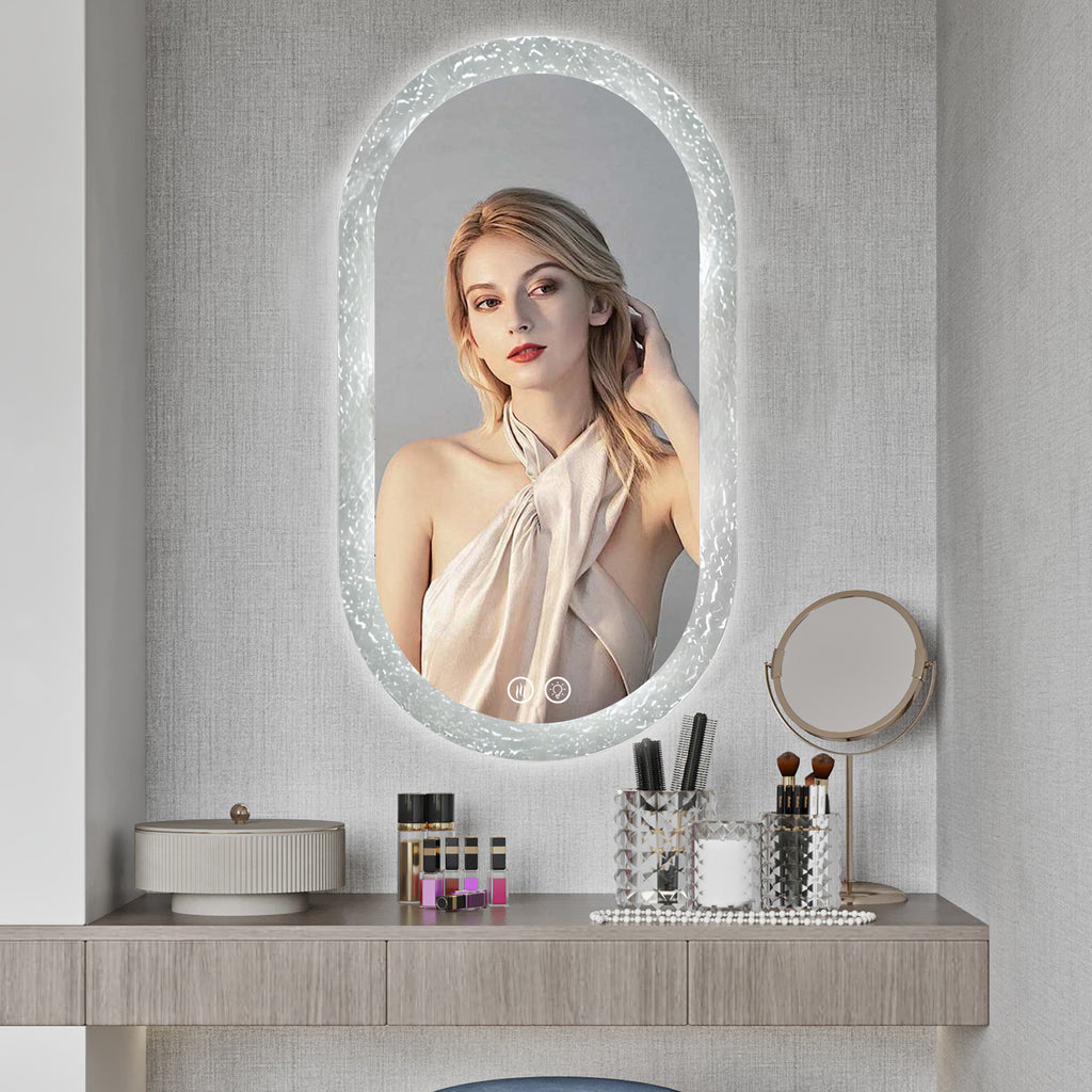 Smart Dimmable Acrylic Frame Mirror – Modern Design for Bathroom & Vanity - My Store