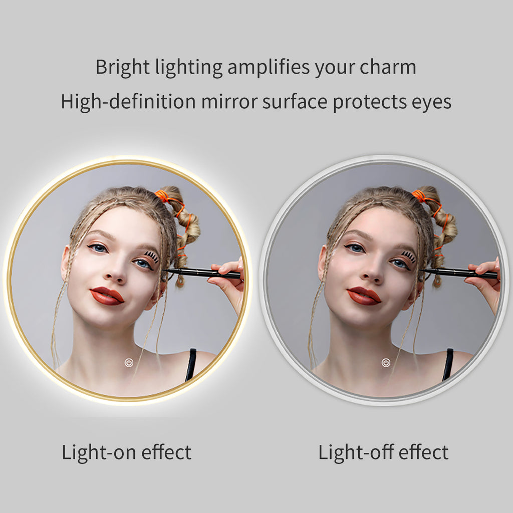 Smart Adjustable Lighted Acrylic Mirror – Essential for Modern Home Decor - My Store