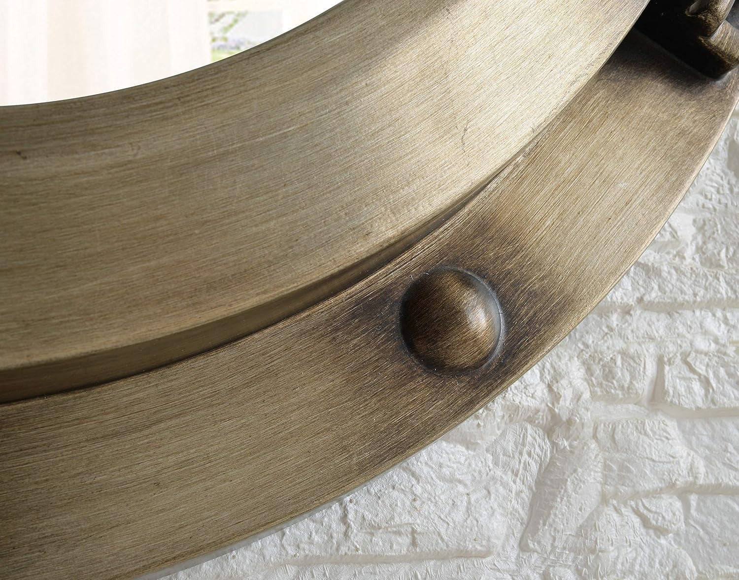 PU Frame 5mm Glass Resin Mirror - 900mm Outer Diameter - My Store