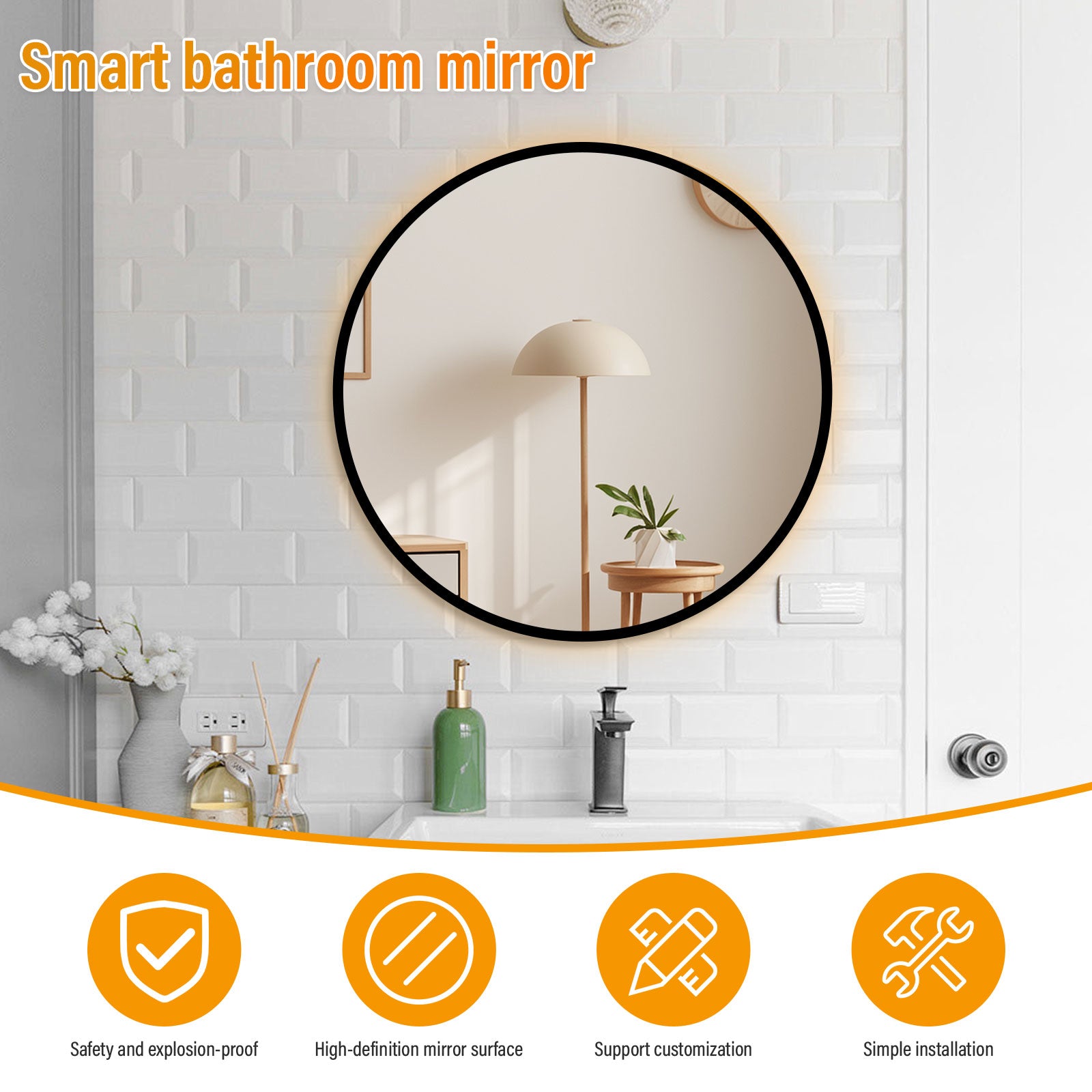 Modern Irregular-Shaped Mirror – Artistic Home Decor for a Unique Touch - My Store