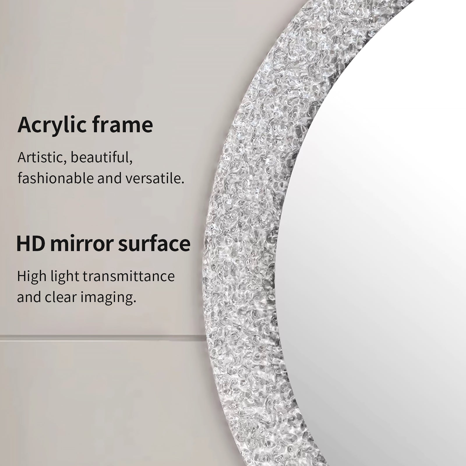 Smart Adjustable Lighted Acrylic Mirror – A Must-Have for Modern Home Decor - My Store