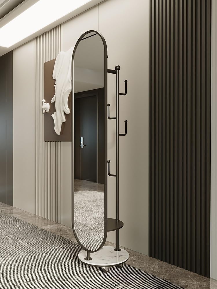 Iron Frame 5MM Environmental Mirror - 400x1800mm Black - My Store