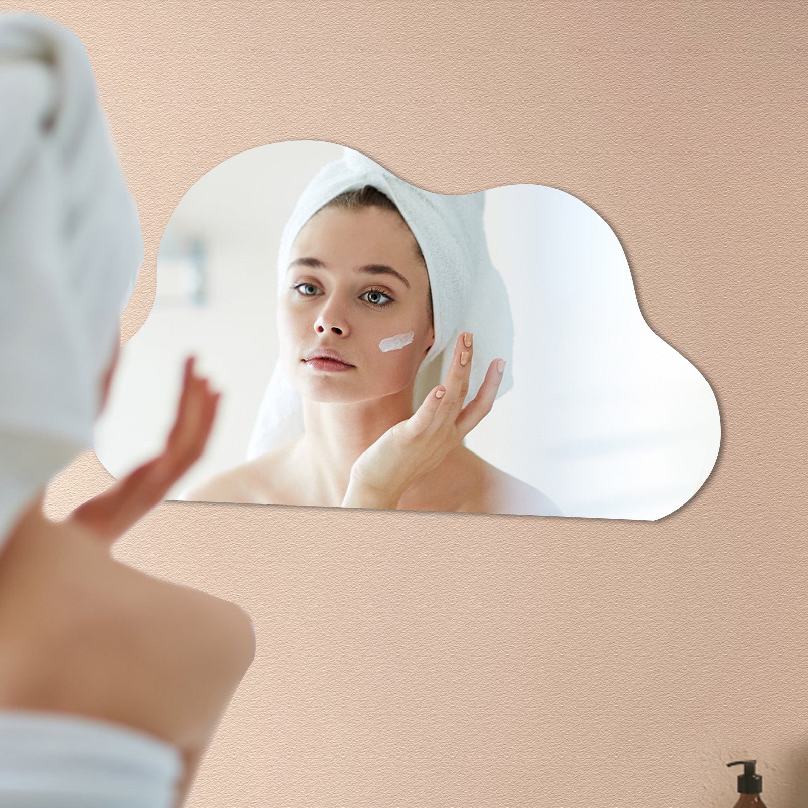 Modern Cloud-Shaped Mirror – Add Unique Charm to Your Space - My Store