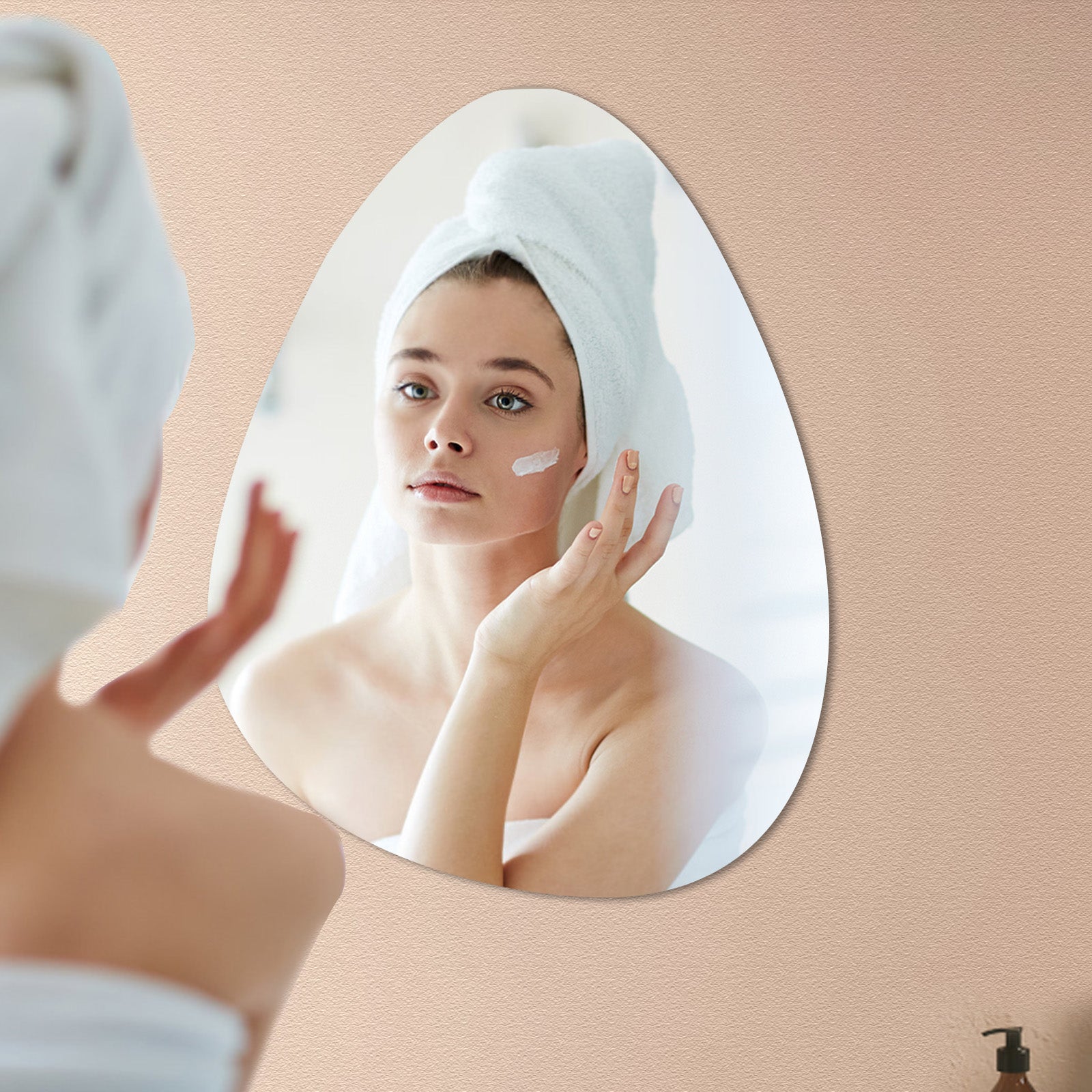 Modern Wave-Shaped Mirror – Add a Touch of Unique Elegance to Your Space - My Store