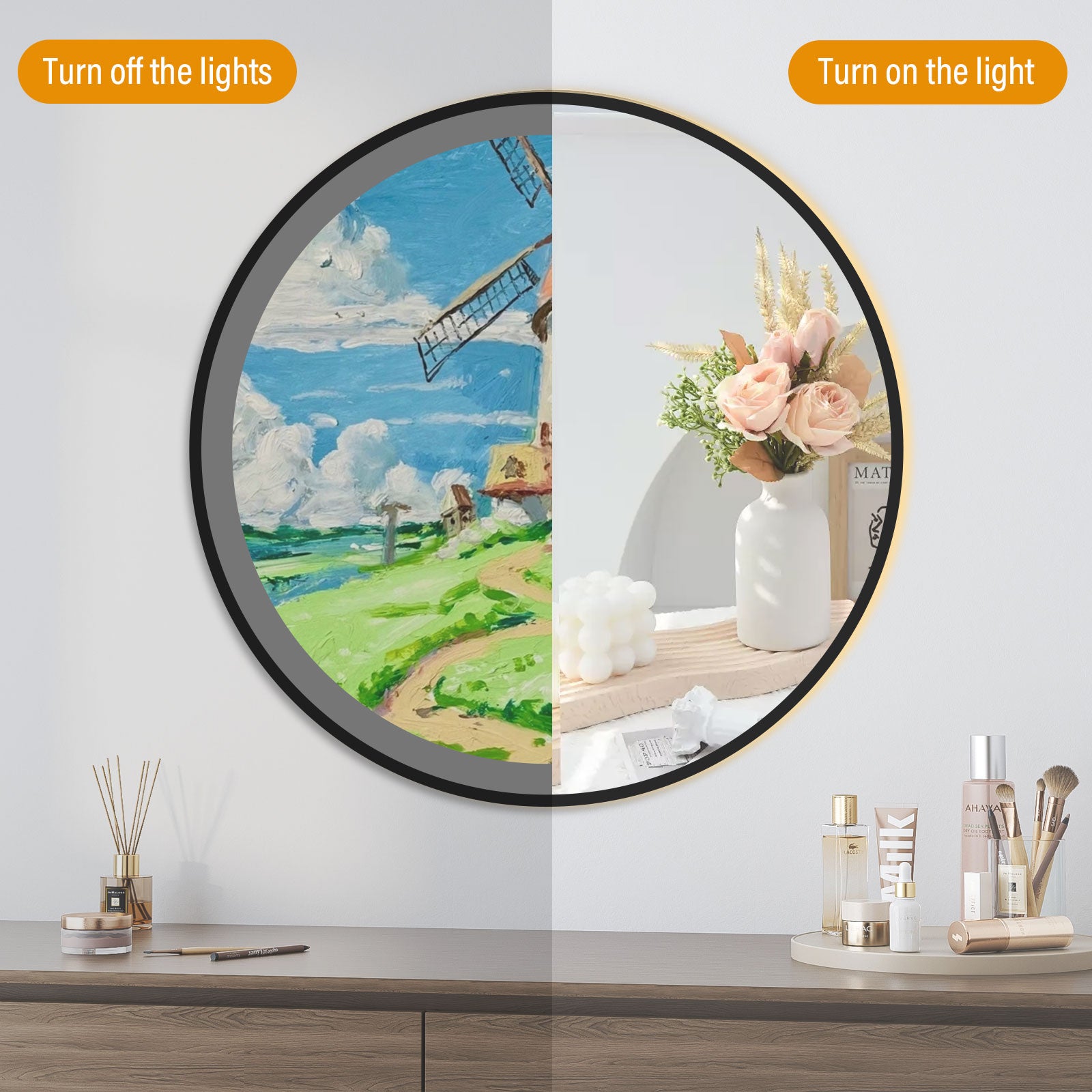 Modern Irregular-Shaped Mirror – Artistic Home Decor for a Unique Touch - My Store