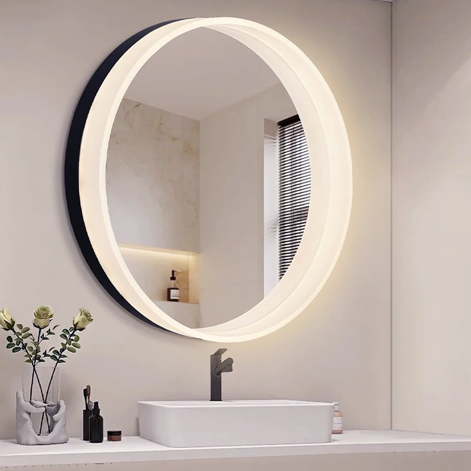 Smart Adjustable Lighted Acrylic Mirror – Essential for Modern Home Decor - My Store