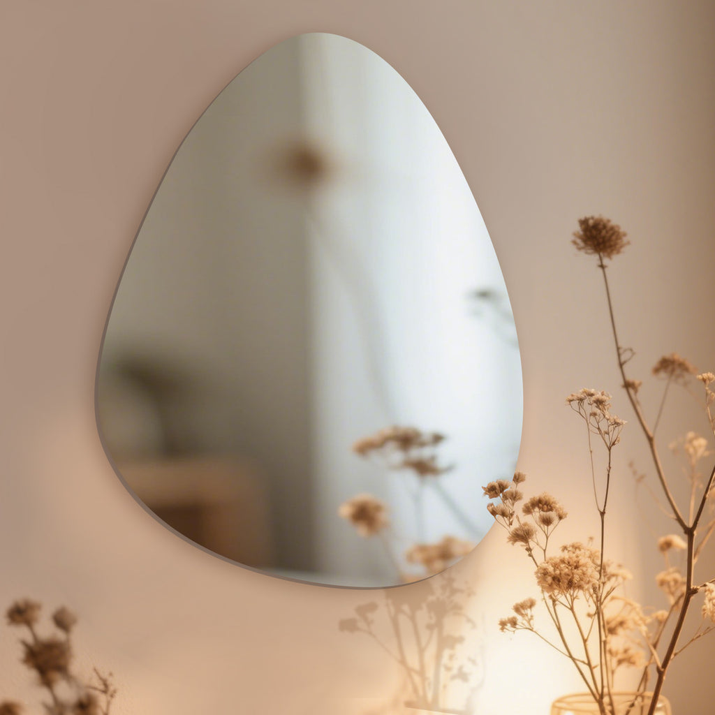 Modern Wave-Shaped Mirror – Add a Touch of Unique Elegance to Your Space - My Store