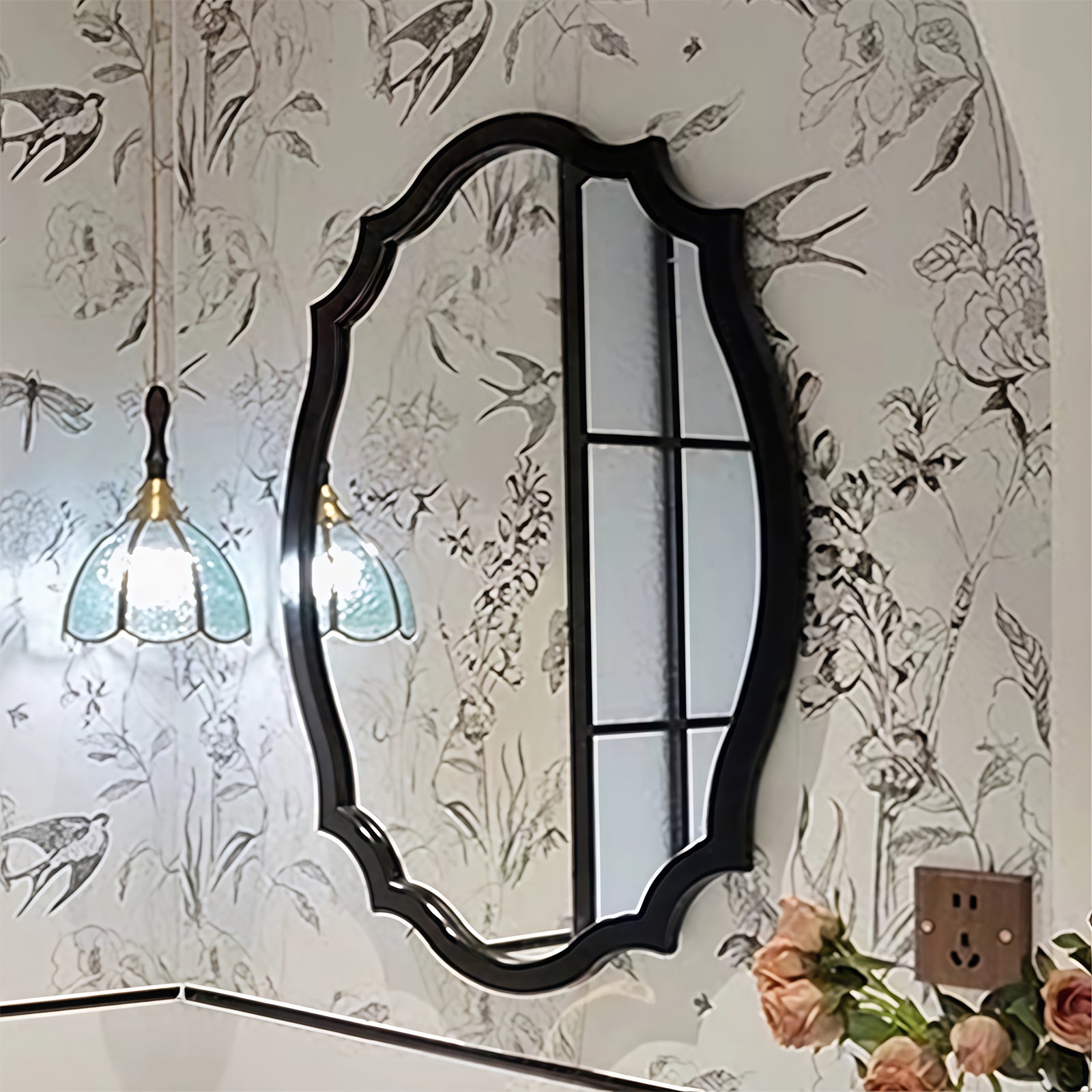 Smart Dimmable Wooden Frame Mirror – Essential for Modern Home Decor - My Store
