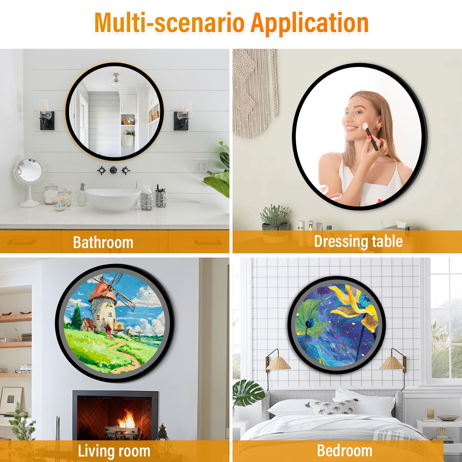 Modern Irregular-Shaped Mirror – Artistic Home Decor for a Unique Touch - My Store