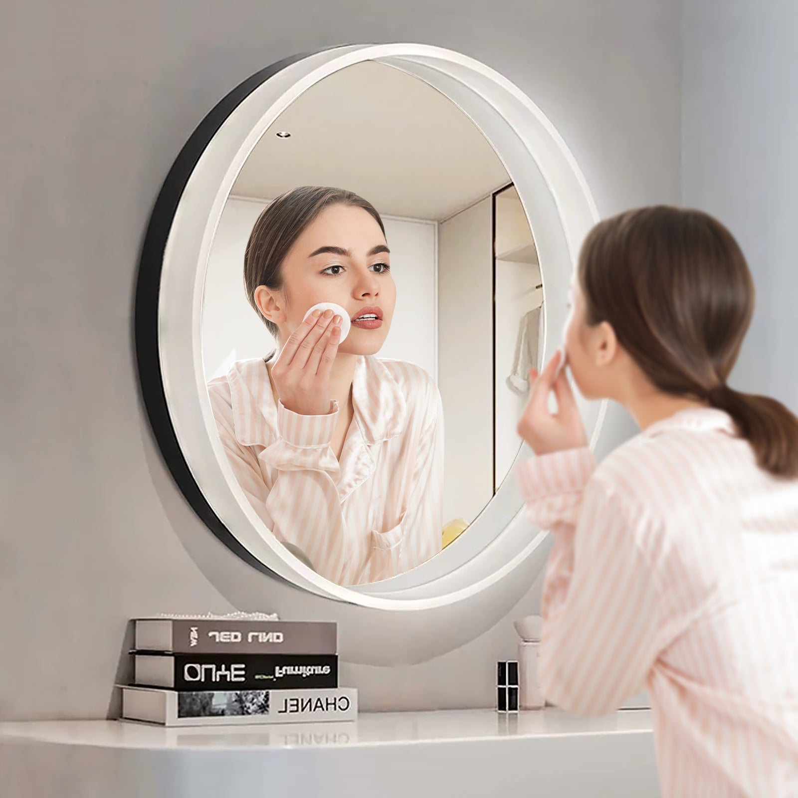 Smart Adjustable Lighted Acrylic Mirror – Essential for Modern Home Decor - My Store