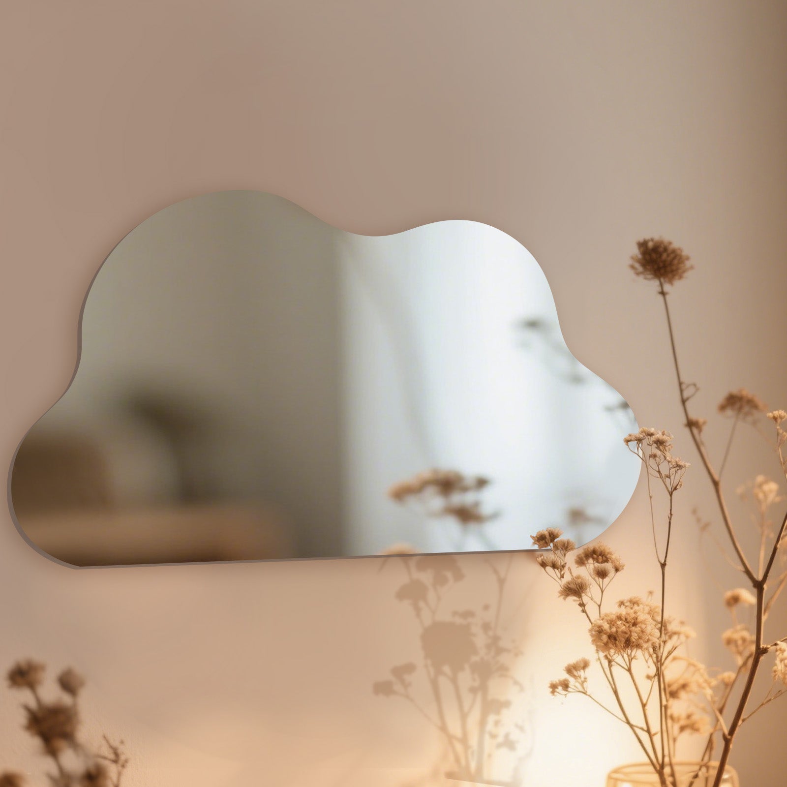 Modern Cloud-Shaped Mirror – Add Unique Charm to Your Space - My Store