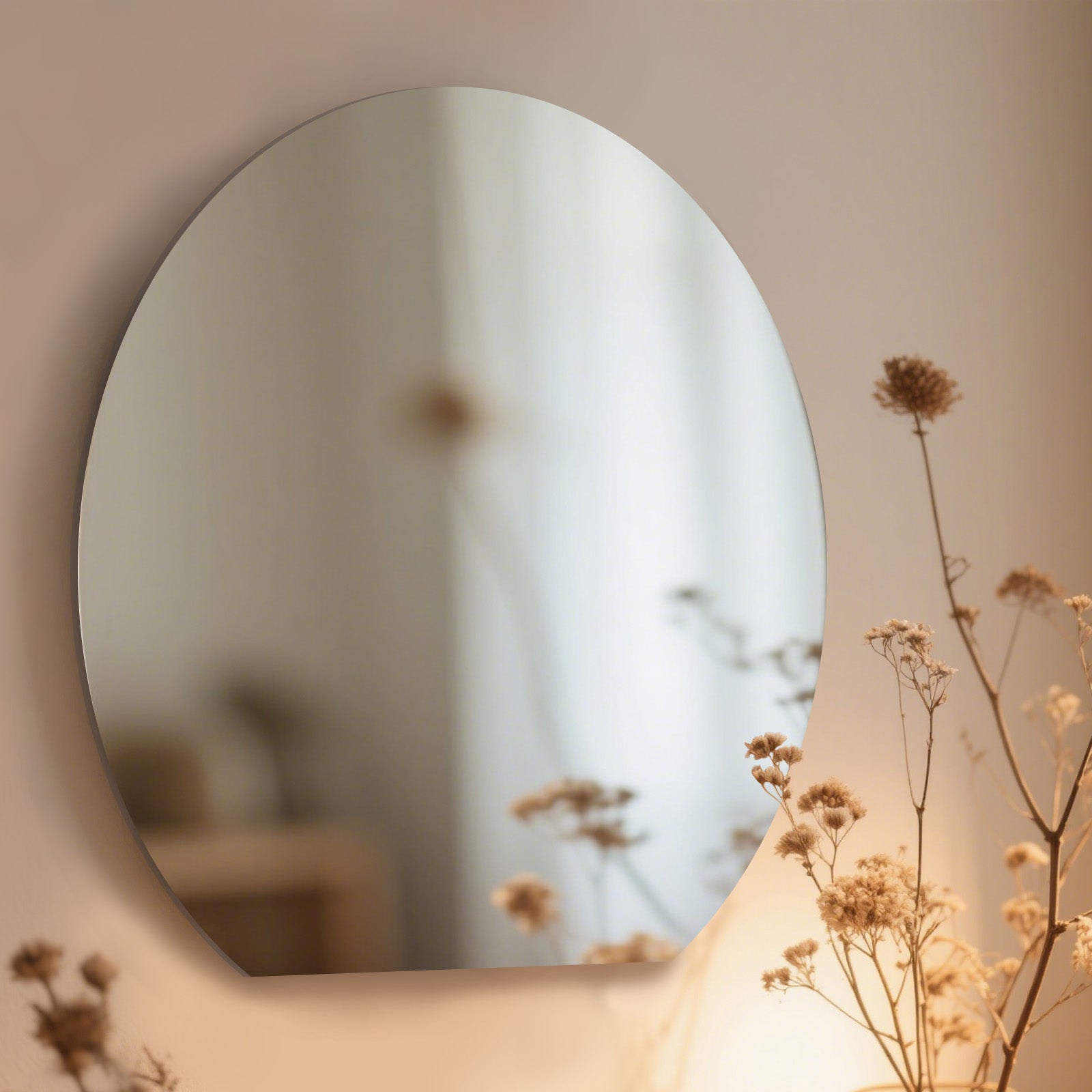 Modern Irregular-Shaped Mirror – Add Unique Style to Your Space - My Store