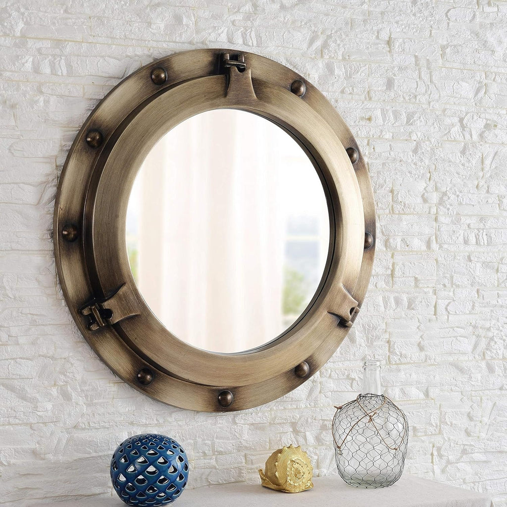 PU Frame 5mm Glass Resin Mirror - 900mm Outer Diameter - My Store