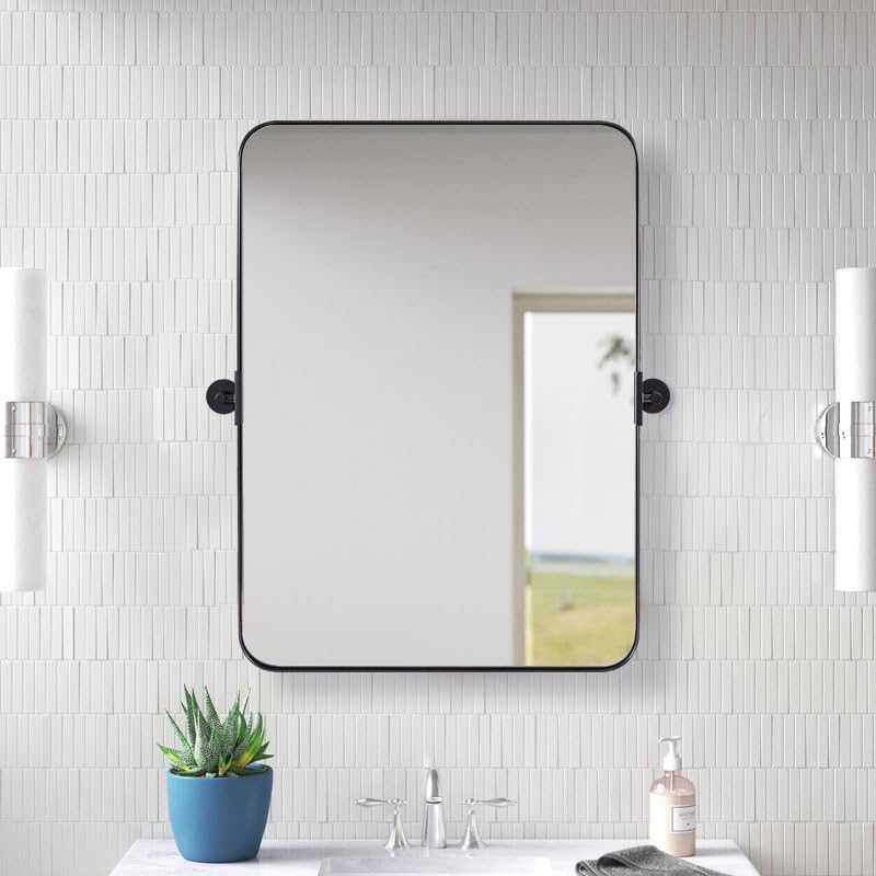 304 Stainless Steel Frame 5MM Glass Resin Mirror - 560x765mm - My Store