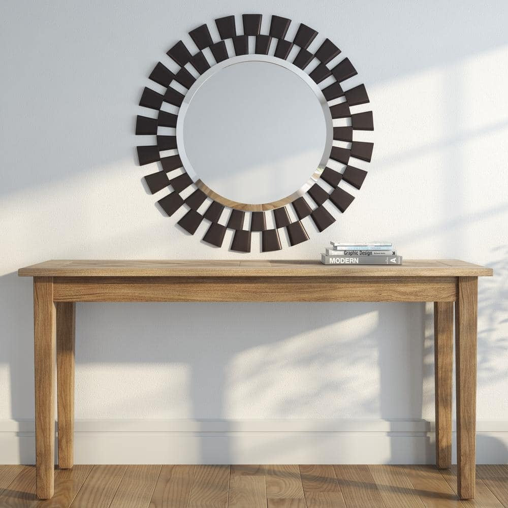 PU Frame 5mm Glass Resin Mirror - 900mm Outer Diameter - My Store