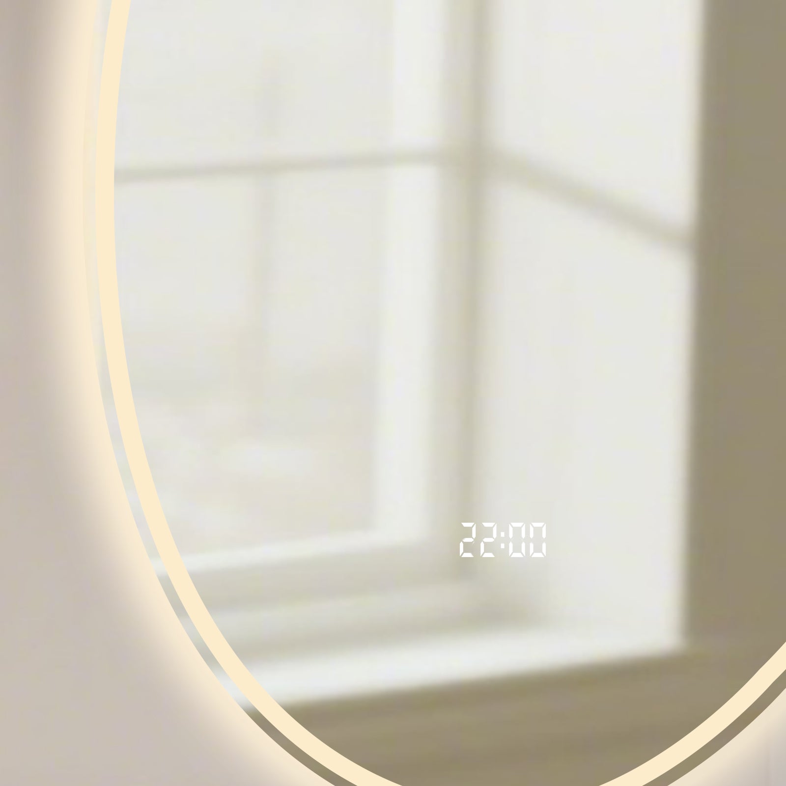 Smart Irregular-Shaped LED Mirror – Modern Lighting Solution for Any Space - My Store