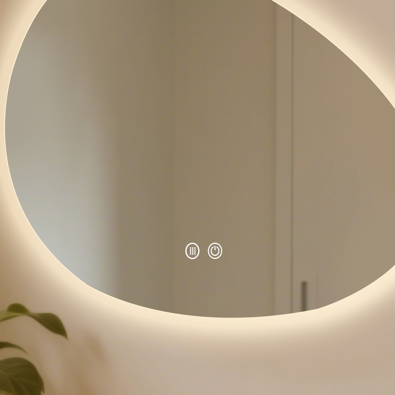 Smart Irregular-Shaped LED Mirror – Stylish & Functional Lighting Solution - My Store