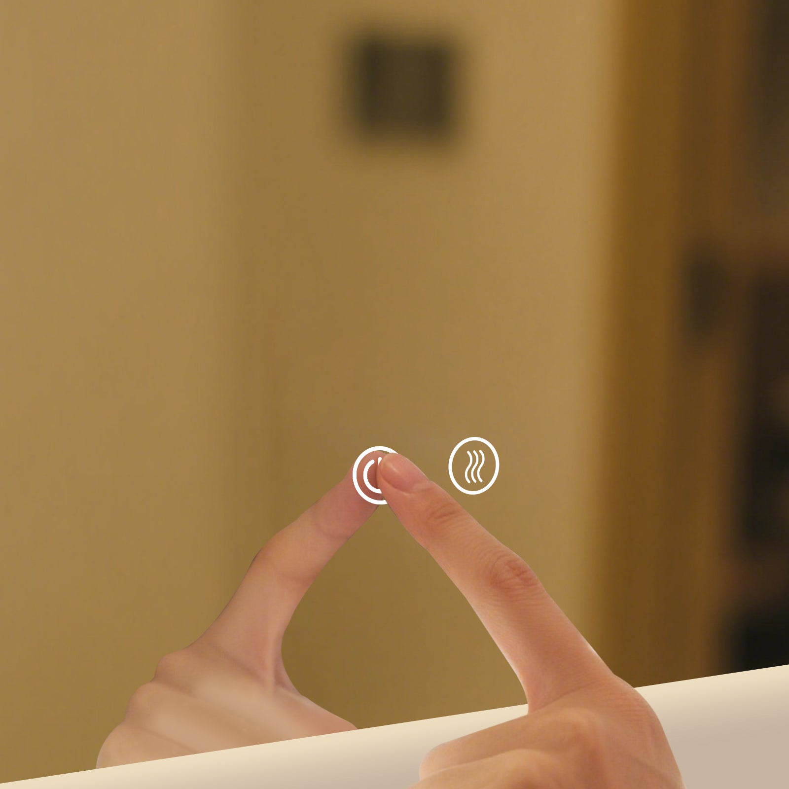 Smart Irregular-Shaped LED Mirror – Modern Design with Adjustable Lighting - My Store
