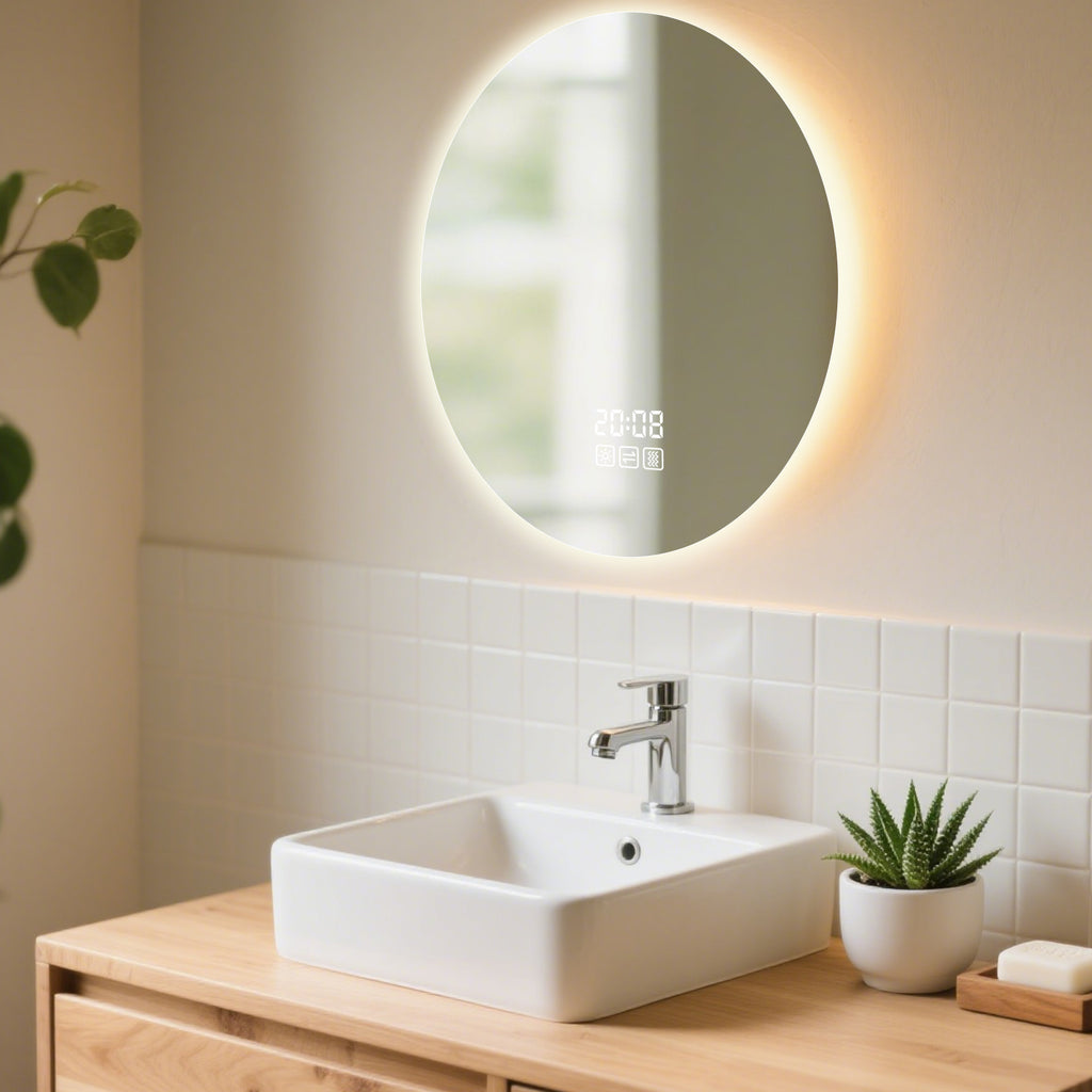 Smart Dimmable Polished Mirror – The Perfect Modern Home Companion - My Store