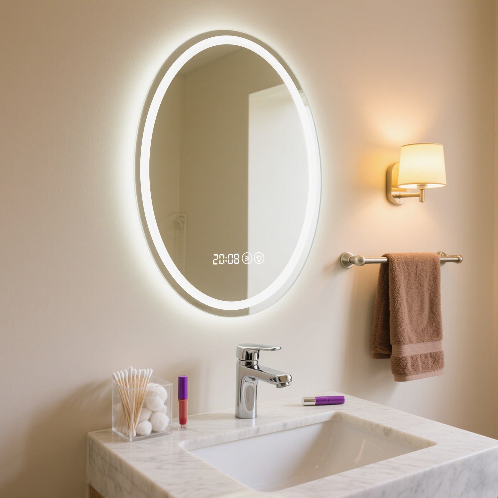 Smart Dimmable Elliptical Mirror – A Must-Have for Modern Homes with Multi-Functional Design - My Store