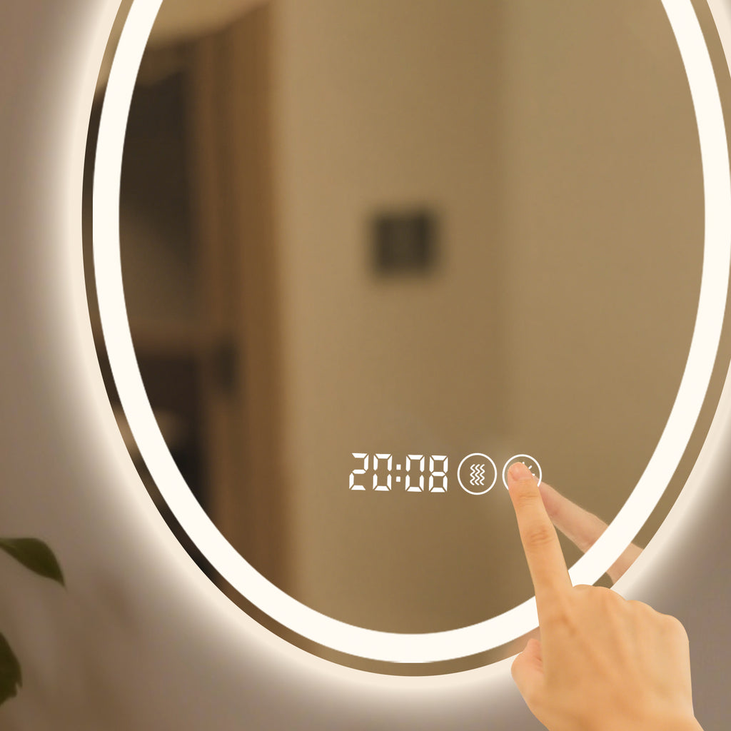 Smart Dimmable Elliptical Mirror – A Must-Have for Modern Homes with Multi-Functional Design - My Store