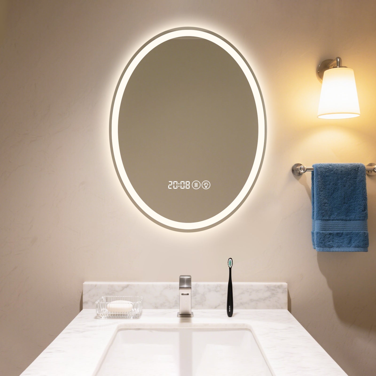 Smart Dimmable Elliptical Mirror – A Must-Have for Modern Homes with Multi-Functional Design - My Store