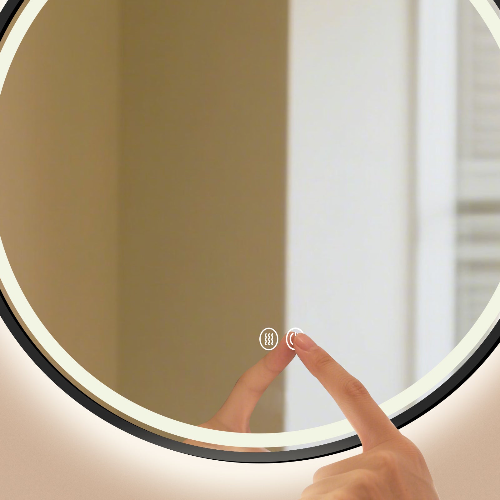 Smart Dimmable Circular Mirror – Multi-Functional Vanity & Bathroom Mirror - My Store
