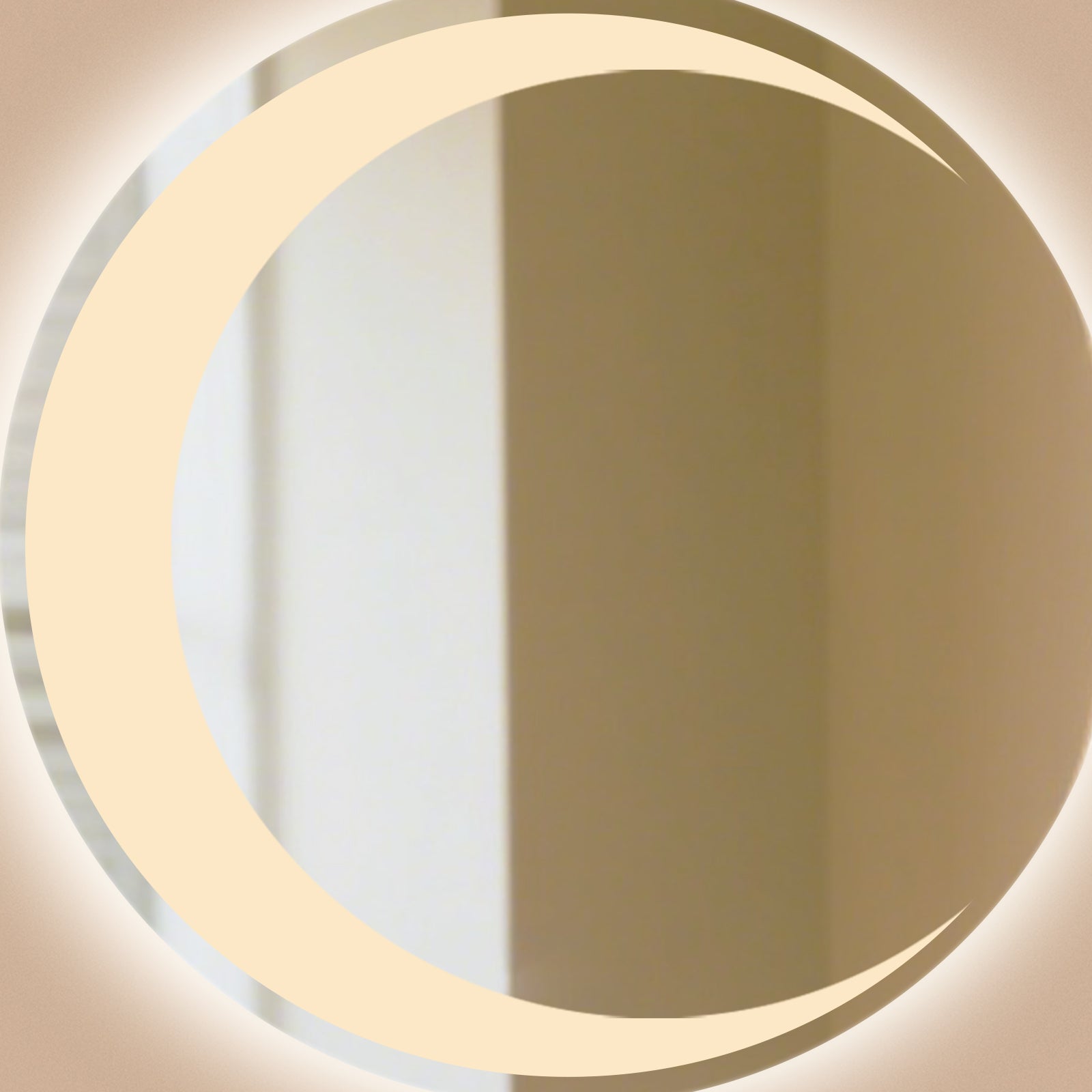 Smart Dimmable Circular Mirror – The Essential Modern Makeup & Vanity Companion - My Store